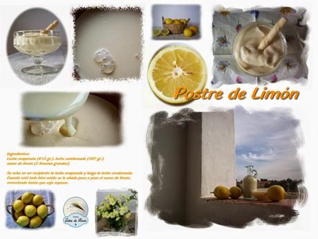 Postre de limón. Postre de limón.