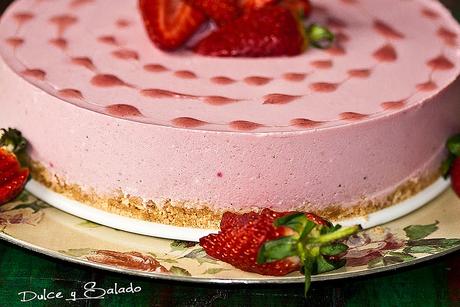 Tarta Mousse de Fresas