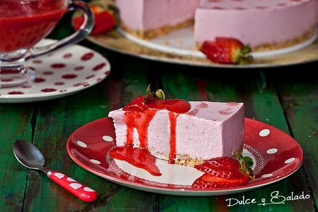 Tarta Mousse de Fresas