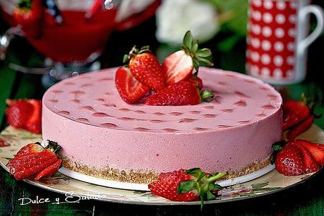 Tarta Mousse de Fresas