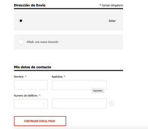 Mi experiencia de compra Online con Vans. Dirección-de-Envío-y-Datos-de-contacto---Vans