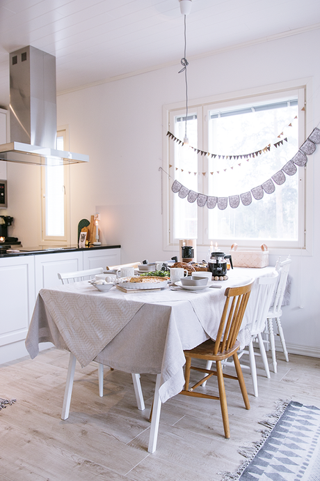 Enamórate de cada rincón de este salón comedor de estilo nórdico!