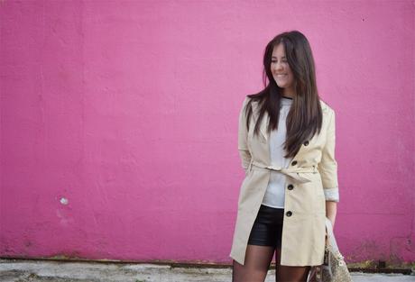 Neutral tones on pink background Neutral tones on pink background