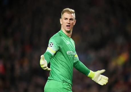 Joe Hart en el Camp Nou