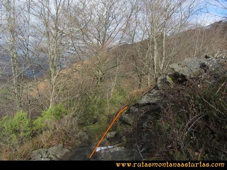 Ruta Carabanzo, Ranero: Nuevo desvío a la derecha.