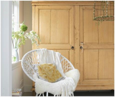 Madera y textiles primaverales para decorar Madera y textiles primaverales para decorar