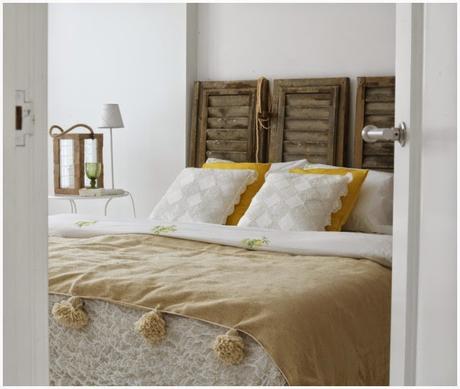 Madera y textiles primaverales para decorar Madera y textiles primaverales para decorar