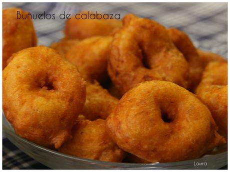 BUÑUELOS DE CALABAZA (BUNYOLS DE CARABASSA) BUÑUELOS DE CALABAZA (BUNYOLS DE CARABASSA)