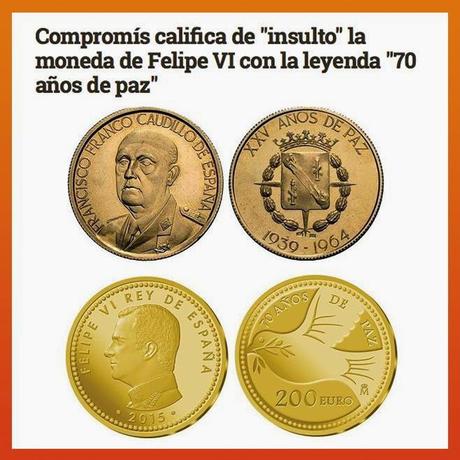 La moneda de Felipe VI es un “insulto”.