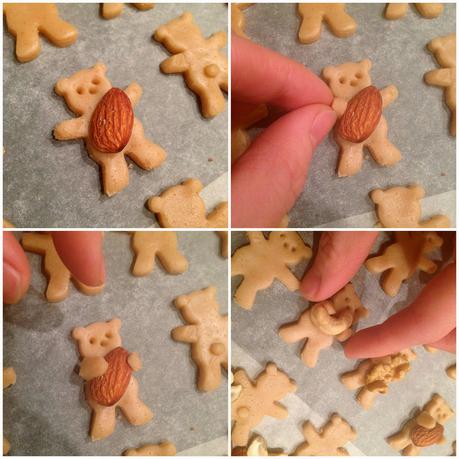 Galletas de ositos con frutos secos