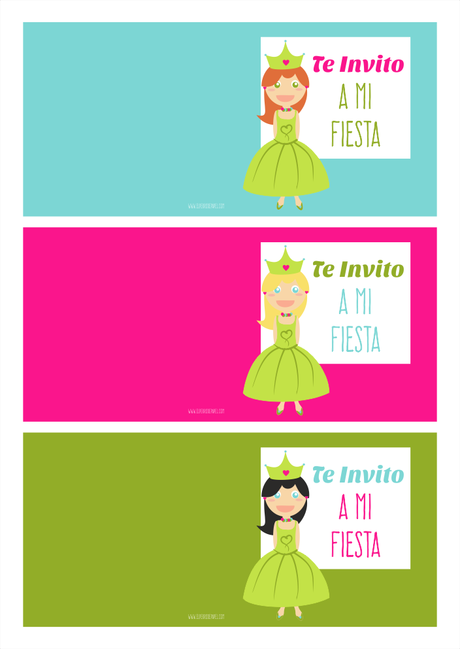 Kit de Fiesta Imprimible Infantil Mi Princesa