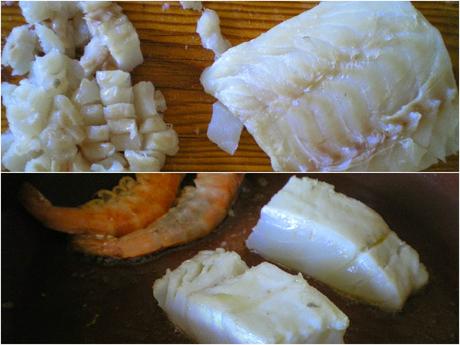 Arroz con bacalao y langostinos (Bacalao) Arroz con bacalao y langostinos (Bacalao)