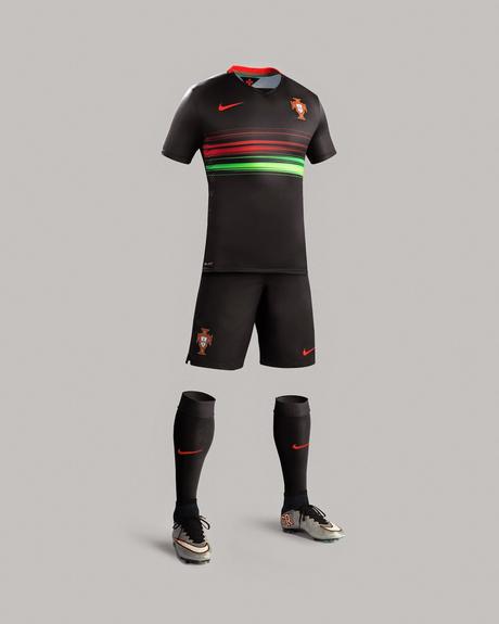 Portugal estrenó su camiseta alternativa