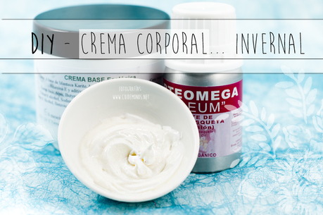 DIY crema corporal... invernal DIY crema corporal... invernal
