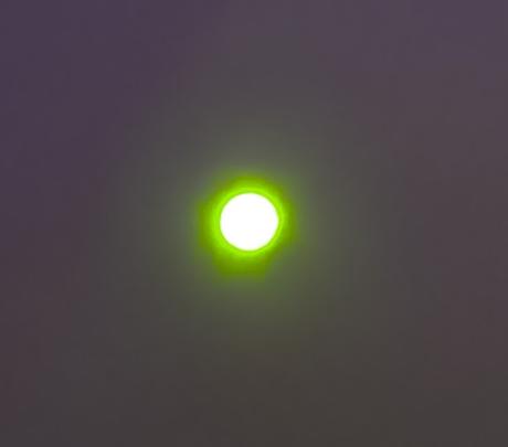 Eclipse de Sol fotografiado desde Granada.