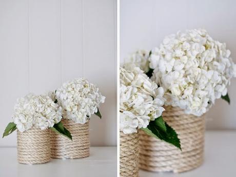 DIY: CÓMO HACER UN FLORERO CON CUERDA Y UNA LATA DE CONSERVAS DIY: CÓMO HACER UN FLORERO CON CUERDA Y UNA LATA DE CONSERVAS