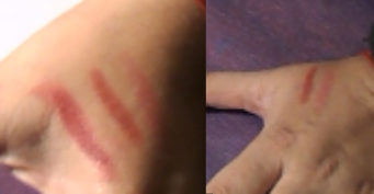 Color obtenido al reciclar Color del labial