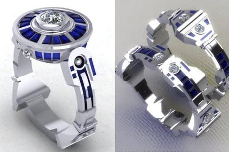 Los declaro Geek & Geek r2d2-engagement-and-wedding-rings