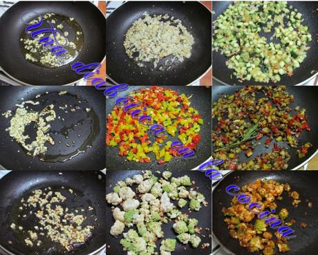 Mini tortillas de verduras al horno Mini tortillas de verduras al horno