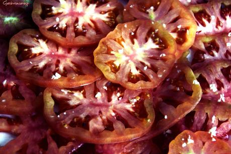Ensalada de tomate y anchoas del cantábrico Ensalada de tomate y anchoas del cantábrico