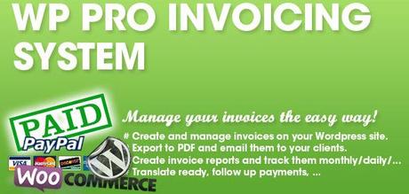 Plugins WordPress para facturar en tu Tienda Online WP Pro Invoicing System