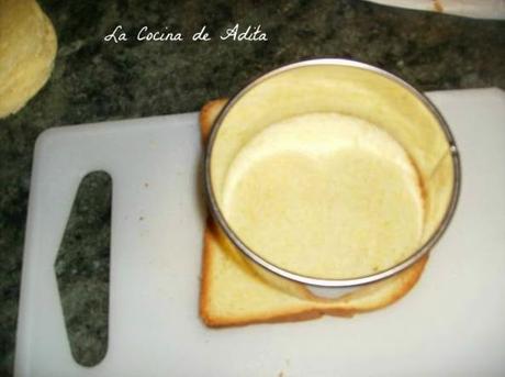 Torrijas de leche, con pan brioche Torrijas de leche, con pan brioche