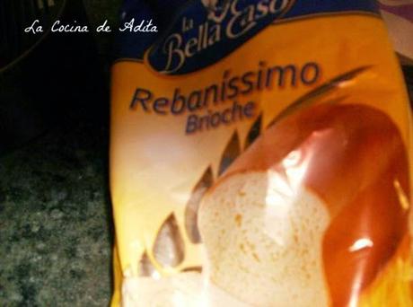 Torrijas de leche, con pan brioche Torrijas de leche, con pan brioche