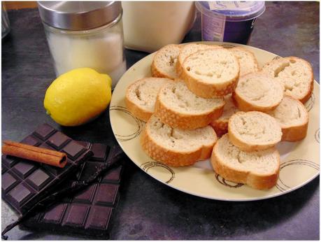 Torrijas con chocolate Torrijas con chocolate