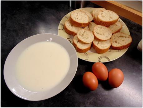 Torrijas con chocolate Torrijas con chocolate