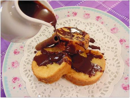Torrijas con chocolate Torrijas con chocolate