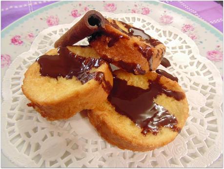Torrijas con chocolate Torrijas con chocolate