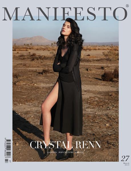 Crystal Renn es una emperatriz del desierto para Manifesto