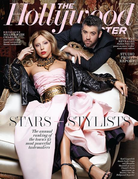Lady Gaga portada de The Hollywood Reporter