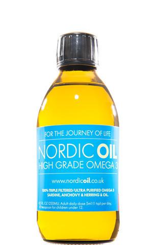 Aceite de alto grado Omega 3, Nordic Oil High Grade Omega 3 para ayudar a mantener una buena condición física 250_oil_large