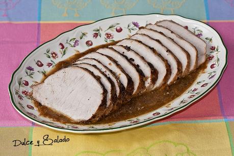 Cinta de Lomo con Miel, Mostaza y Cebolla Caramelizada Cinta de Lomo con Miel, Mostaza y Cebolla Caramelizada