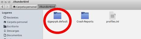 Como hacer y restaurar una copia de la configuracion de Thunderbird en Ubuntu