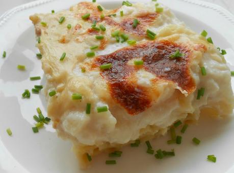 Macarrones con crema de coliflor Macarrones con crema de coliflor