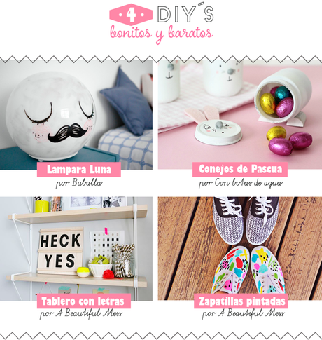 4 DIY´S bonitos y baratos