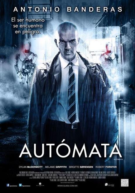 Póster para Latinoamérica de #Autómata con Antonio Banderas. Estreno en México, 22 de Mayo de 2014