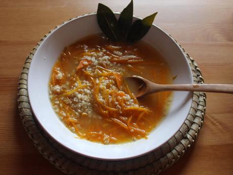SOPA DE ZANAHORIA CON AVENA AL AROMA DE COMINO SOPA DE ZANAHORIA CON AVENA AL AROMA DE COMINO