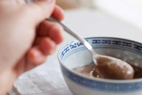 Mousse de chocolate sano Mousse de chocolate sano