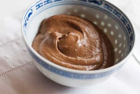 Mousse de chocolate sano Mousse de chocolate sano