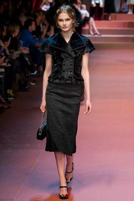 Dolce Gabanna Milan Fashion Week Otoño Invierno 2015-2016 Dolce Gabanna Milan Fashion Week Otoño Invierno 2015-2016
