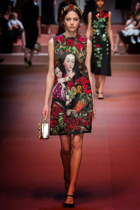 Dolce Gabanna Milan Fashion Week Otoño Invierno 2015-2016 Dolce Gabanna Milan Fashion Week Otoño Invierno 2015-2016