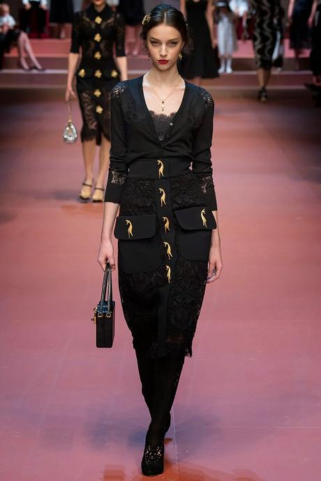 Dolce Gabanna Milan Fashion Week Otoño Invierno 2015-2016 Dolce Gabanna Milan Fashion Week Otoño Invierno 2015-2016