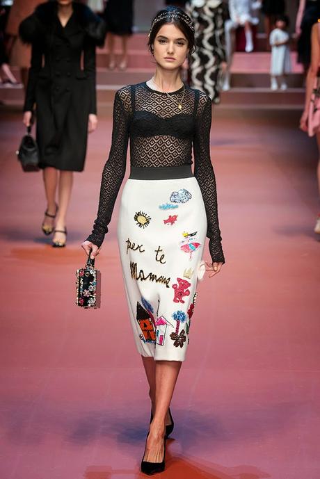 Dolce Gabanna Milan Fashion Week Otoño Invierno 2015-2016 Dolce Gabanna Milan Fashion Week Otoño Invierno 2015-2016