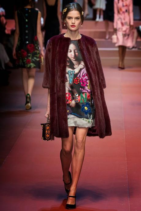 Dolce Gabanna Milan Fashion Week Otoño Invierno 2015-2016 Dolce Gabanna Milan Fashion Week Otoño Invierno 2015-2016
