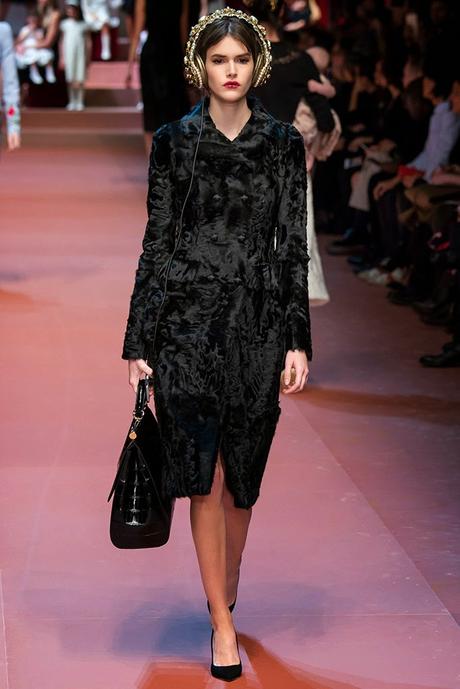 Dolce Gabanna Milan Fashion Week Otoño Invierno 2015-2016 Dolce Gabanna Milan Fashion Week Otoño Invierno 2015-2016