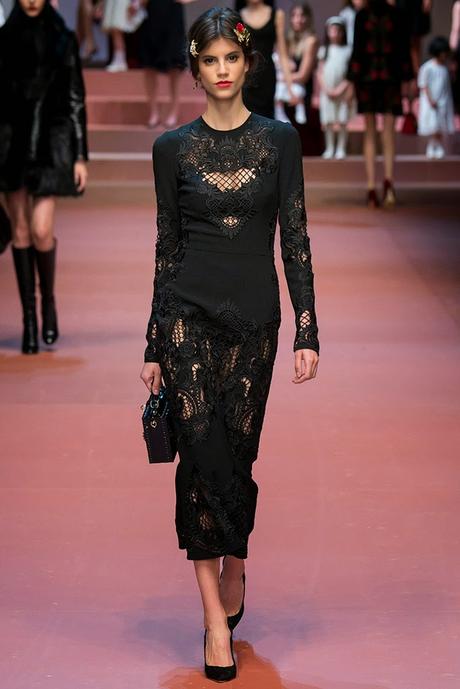 Dolce Gabanna Milan Fashion Week Otoño Invierno 2015-2016 Dolce Gabanna Milan Fashion Week Otoño Invierno 2015-2016