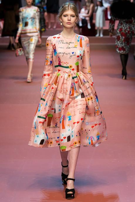 Dolce Gabanna Milan Fashion Week Otoño Invierno 2015-2016 Dolce Gabanna Milan Fashion Week Otoño Invierno 2015-2016